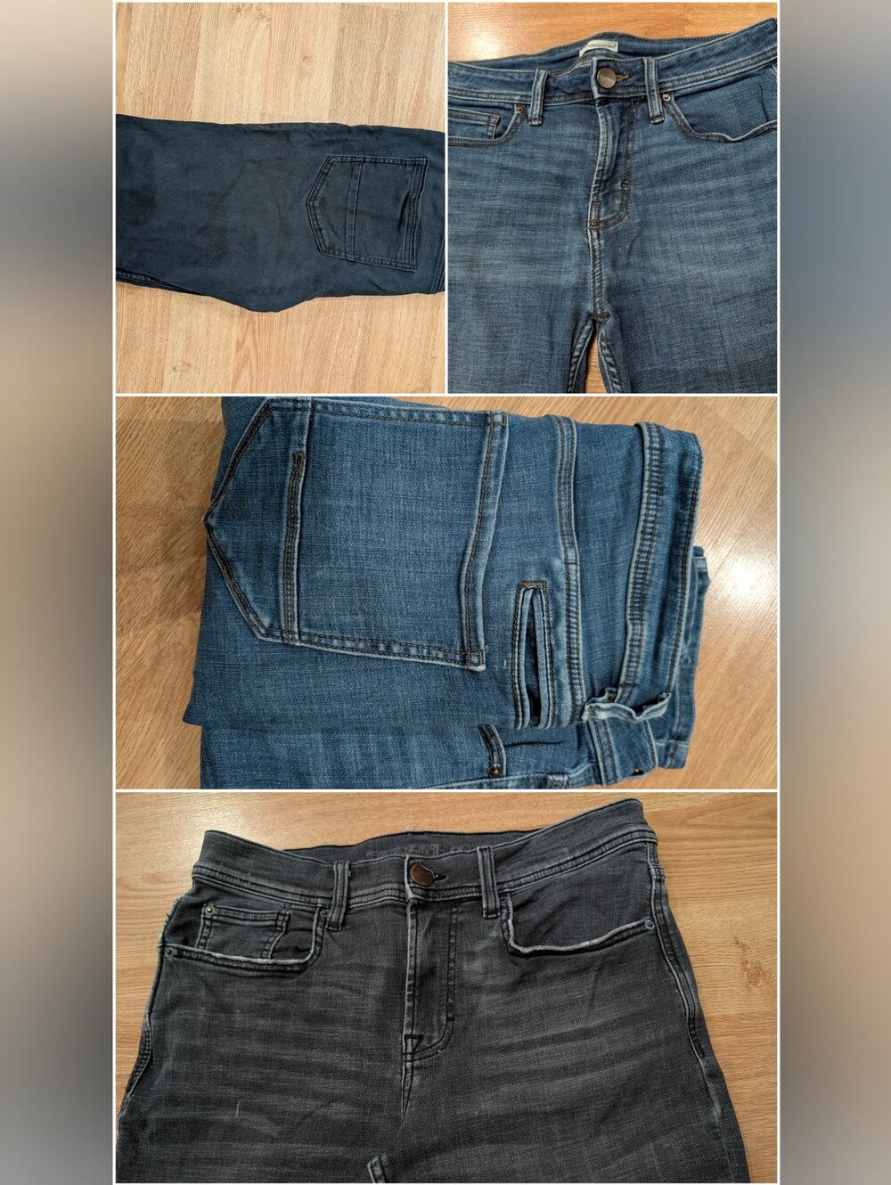 Men's Jeans Bundle – 4 Pairs 30x34 | American Eagle, Brody & True North